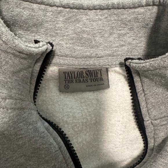 Eras Grey zip up crewneck - Picture 2 of 5